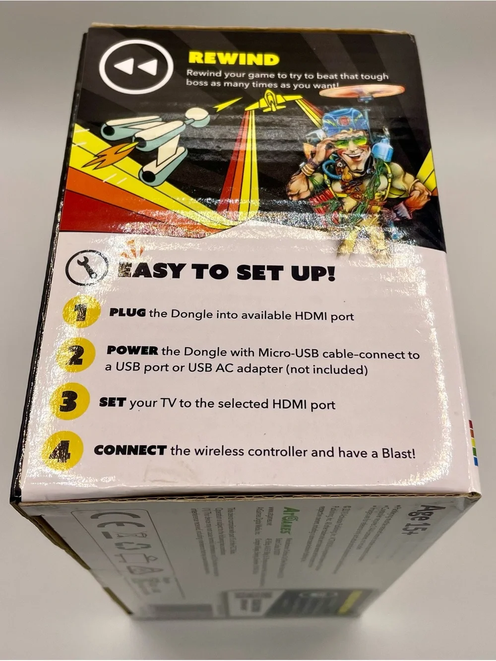 Atgames Activision 20 in 1 Classics Flashback Blast Pitfall wireless HDMI DONGLE